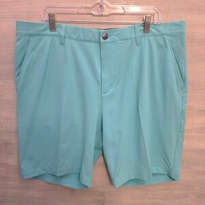 Adidas Golf Men's Ultimate 365 Aqua Blue Flat Front Golf Shorts Size 38" NWT